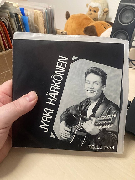 Jyrki Härkönen 7" vinyylisinglet 2 kpl yksissä kansissa VG