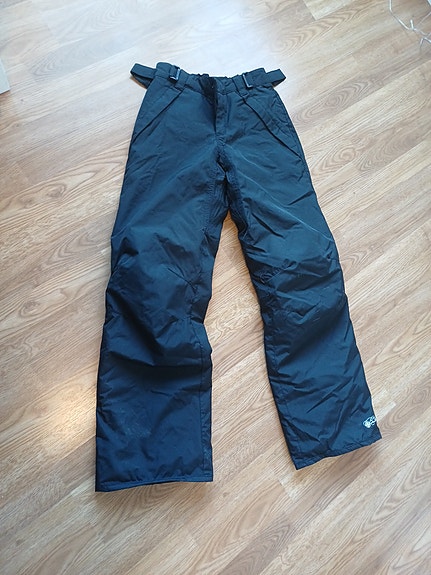 Lasten talvihousut mustat 152 unisex