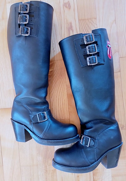 Biker bootsit - "Rolling Stones"