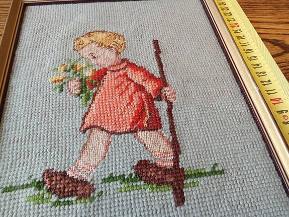 Herttainen vintage taulu.