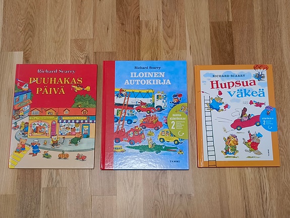 Richard Scarry kirjoja setti