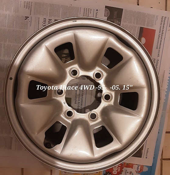 Toyota Hiace 4WD Peltivanne 15" 1kpl -95-05
