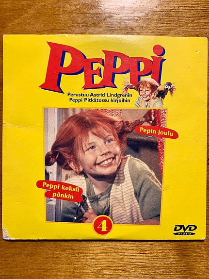Peppi Pitkätossu TV-sarja nro 4 DVD
