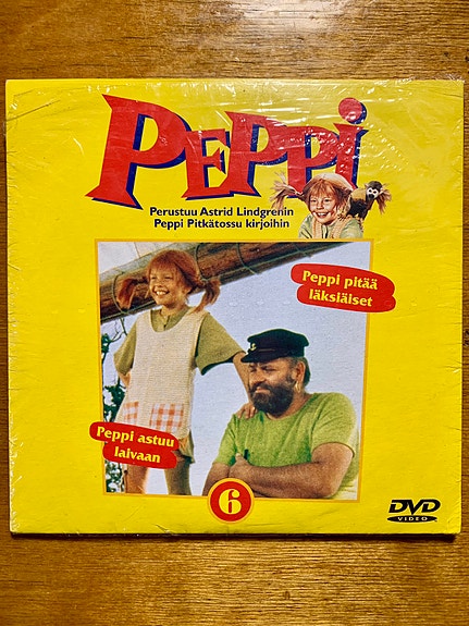 Peppi Pitkätossu TV-sarja nro 6 DVD