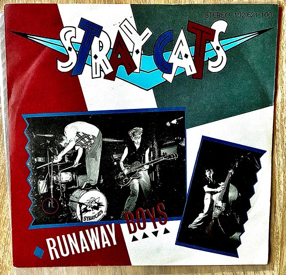 Stray Cats, Runaway Boys, 7" sinkku