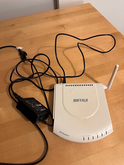 Buffalo WHR-G125 WiFi-reititin valkoinen