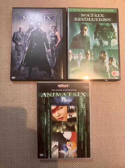 The Matrix ja The Animatrix DVD-elokuvat