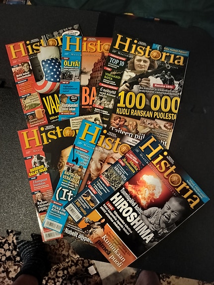 Historia lehtiä 5 kpl 2012 ja no 1/ 2011