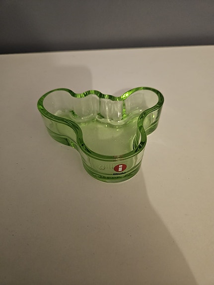 Iittala Aalto lasikulho vihreä