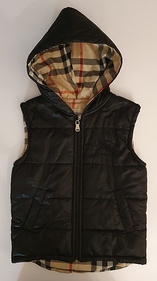 Lasten musta Burberry toppaliivi (koko: 4)