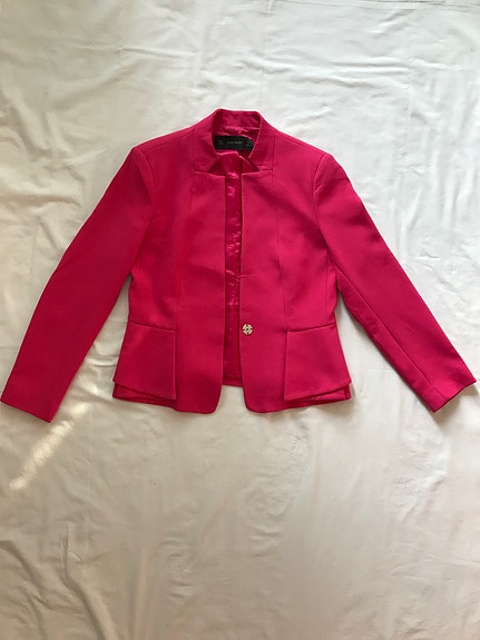 Zara Basic naisten jakku L pinkki