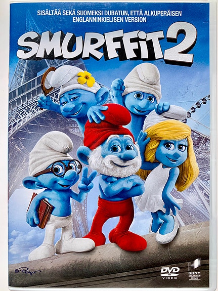 Smurffit 2 DVD elokuva