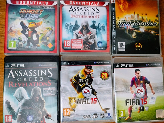 PS 3 pelejä