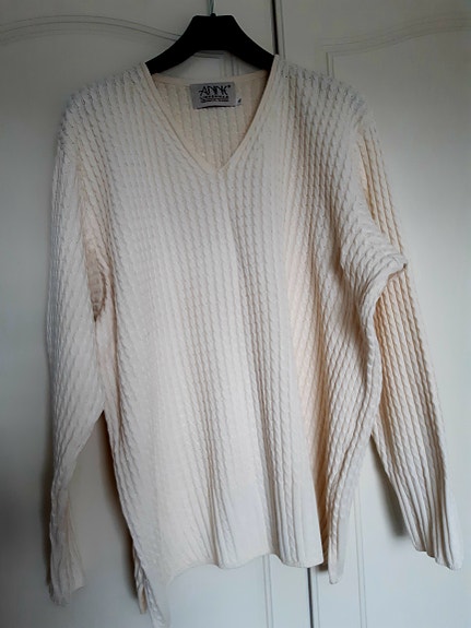 Anne Linnonmaa, puuvillaneule, XL