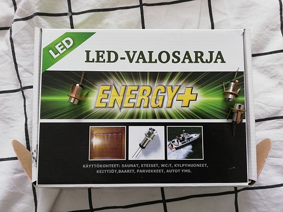Energy+ LED-valosarja sauna valo saunavalo