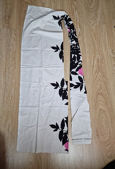 Marimekko ruusupuu kangas pala