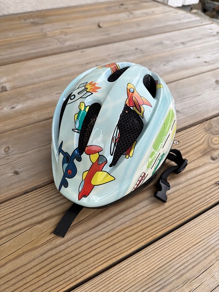 Lasten pyöräilykypärä 46 - 52 cm vaaleansininen