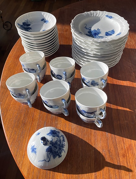 Royal Copenhagen Blue Flower-kahviastiasto