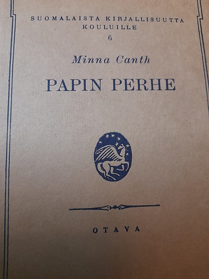 Minna Canth Papin perhe kirja