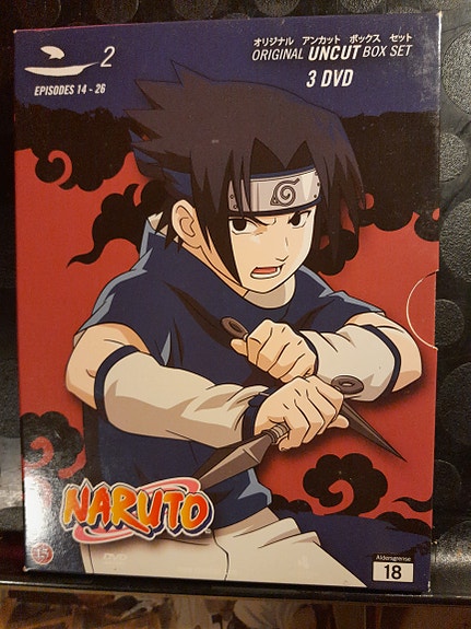 Naruto anime 2 DVD -boksi jaksot 14–26