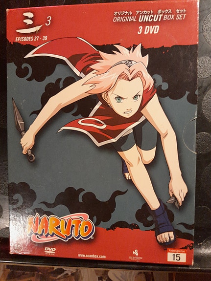 Naruto 3 DVD-boksi. Jaksot 27-39