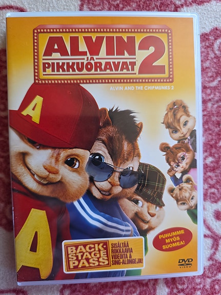 Alvin ja pikkuoravat 2 DVD