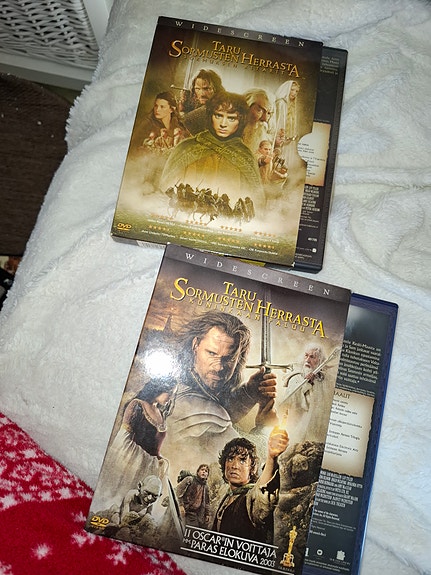 Taru sormusten herrasta elokuvat DVD