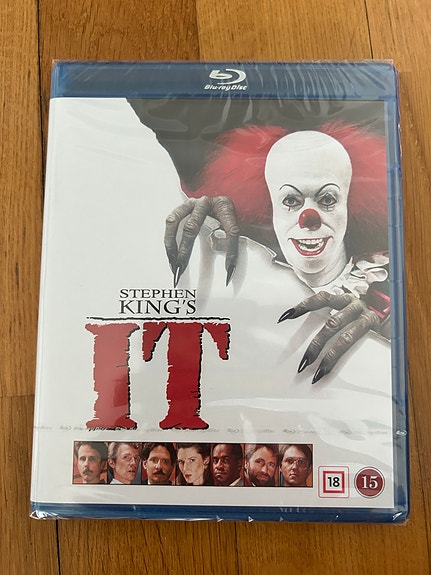 Stephen King IT Blu-ray (1990) – UUSI & MUOVEISSA – Pennywise