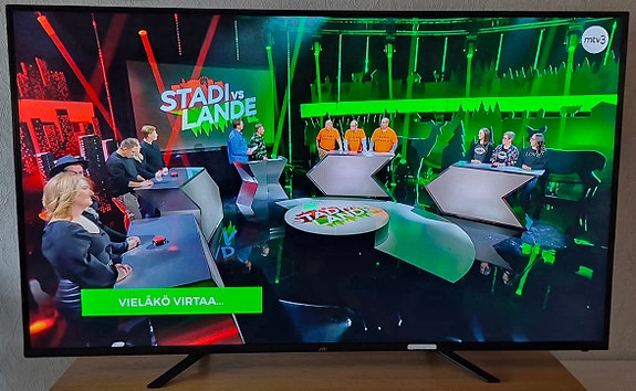 JVC 65" LED-TV LT65E75 näyttävä perustelkkari