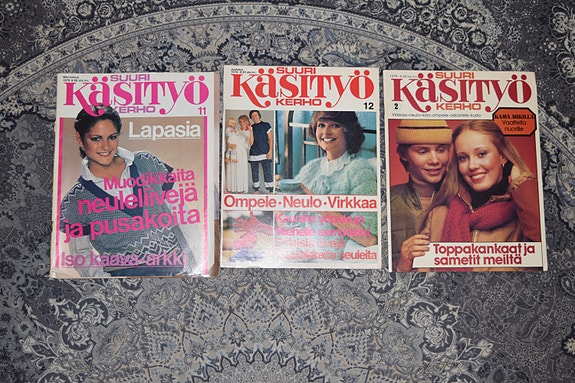 suuri käsityökerho lehti 3kpl 1978