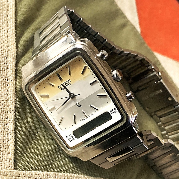 CITIZEN Ana Digi miesten rannekello Vintage