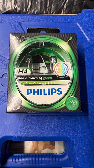 Philips ColorVision H4-polttimot (vihreä)