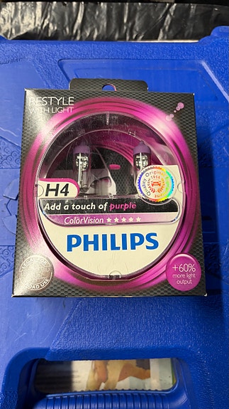 Philips ColorVision H4-polttimot (violetti)