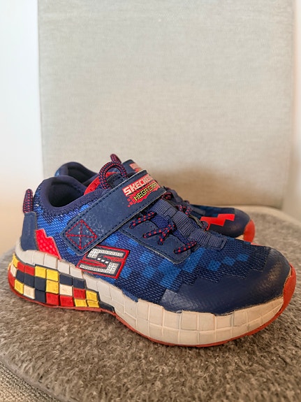 Skechers Air-Cooled Memory Foam poikien lenkkarit koko 28 sininen