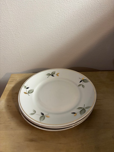 Vintage lautaset 3kpl, venäläinen posliini