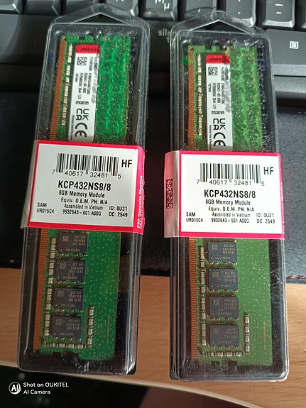 Kingston KCP432NS8/8 RAM-muisti 8 GB DDR4