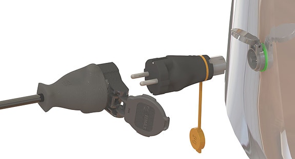 Electroplast adapteri Defa-yhteensopiva
