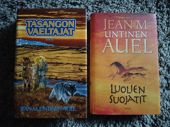 Jean M. Untinen-Auel Tasangon vaeltajat ja Luolien suojatit kirjat