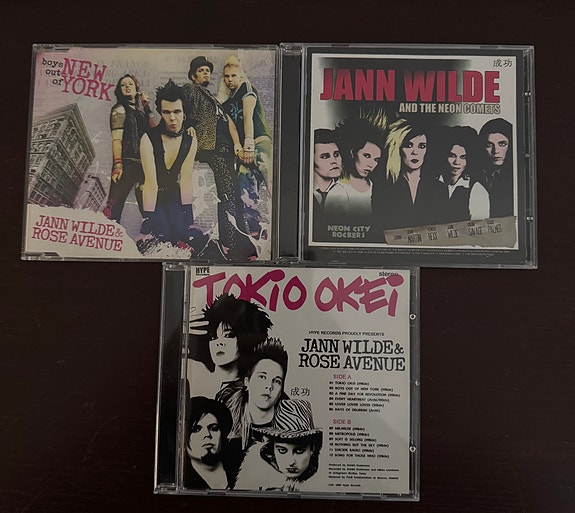 Jann Wilde & Rose Avenue CD-levyt