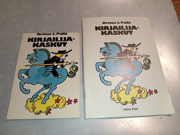 Armas J. Pulla Kirjailijakaskut kirjanen x 2
