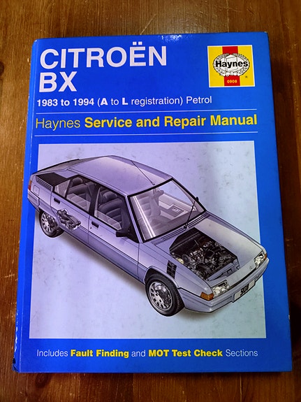 Citroen BX Korjausopas 1983–1994