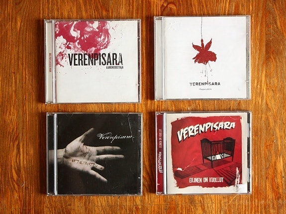 Verenpisara KOKO TUOTANTO eli 4 CD-albumia