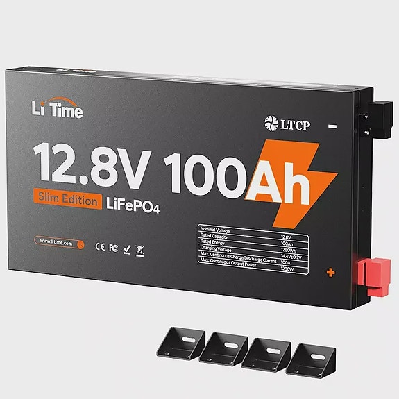 Akku LifePO4 100Ah Slim 12V LiTime