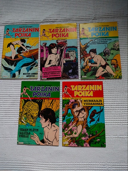 Tarzanin Poika Lehti 1, 2, 3, 4, 12 / 1980