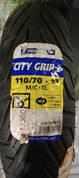 Michelin City Grip 2 moottoripyörän rengas 110/70-13