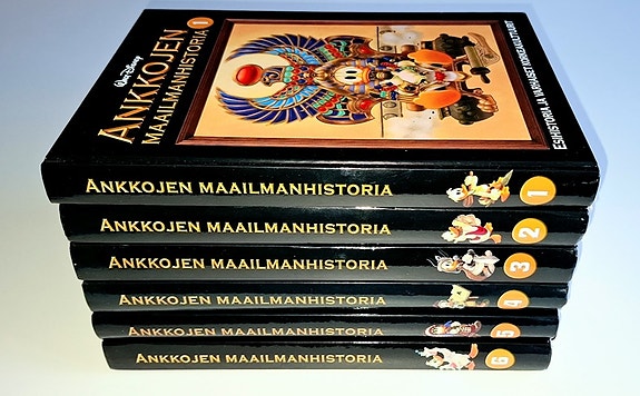 Ankkojen maailmanhistoria 1-6 /Klassikot 1-4 ym.
