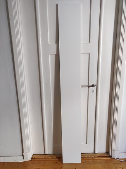IKEAn PAX-kaapin valkoinen FORSAND ovi 25 x 195 cm
