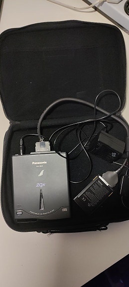 Panasonic kxl-808A kannettava cd-soitin