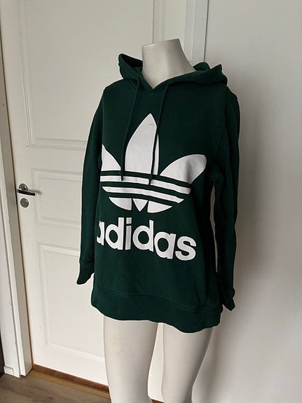 Adidas vihreä huppari S