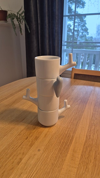 Design-kahvikuppeja, 4kpl setti